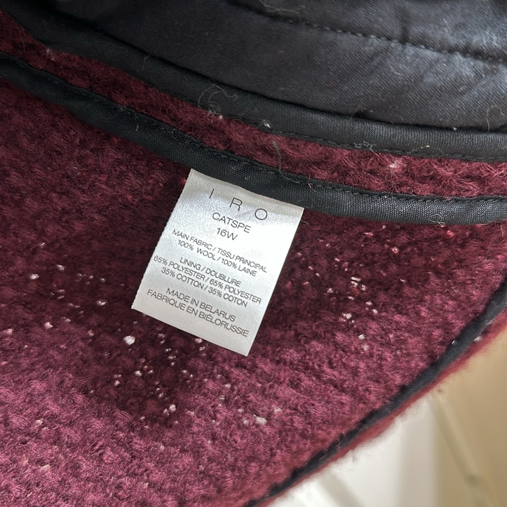 Iro 100% Wool Jacket - image 5